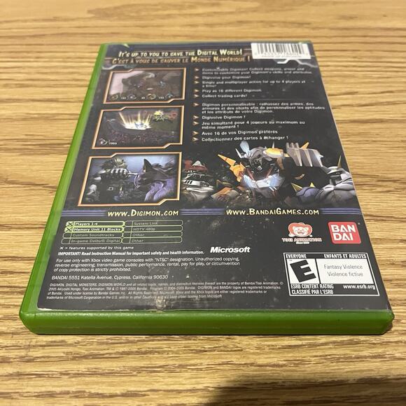 Digimon World 4 Bandai (Microsoft Xbox, 2005) CIB Complete w/ Manual Tested - Picture 4 of 4
